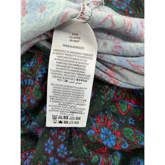 Boden Camille Jersey Midi Dress paisley floral print - Picture 8 of 8